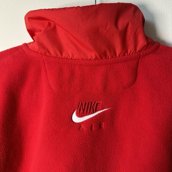 Nike Air Thermal Fleece Jacket Double Zipper Pullover Windbreaker Men’s Small - Picture 10 of 12